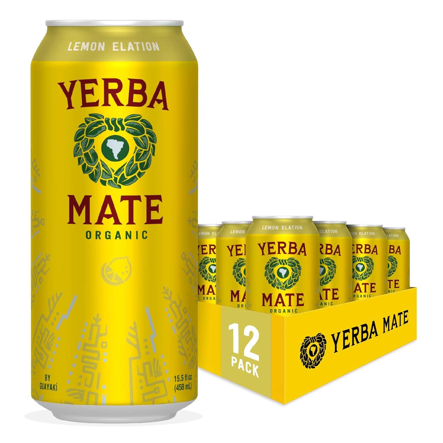 Guayakí Lemon Yerba Mate Drink - 15.5 oz | EMMA HEARTH & MARKET